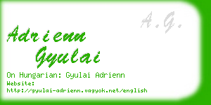 adrienn gyulai business card